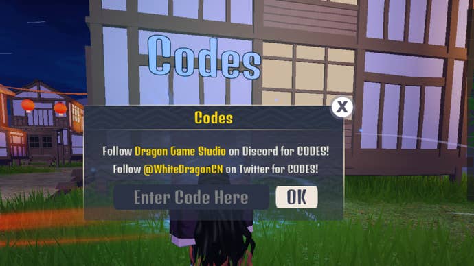 Demon Soul Simulator code redemption chest menu