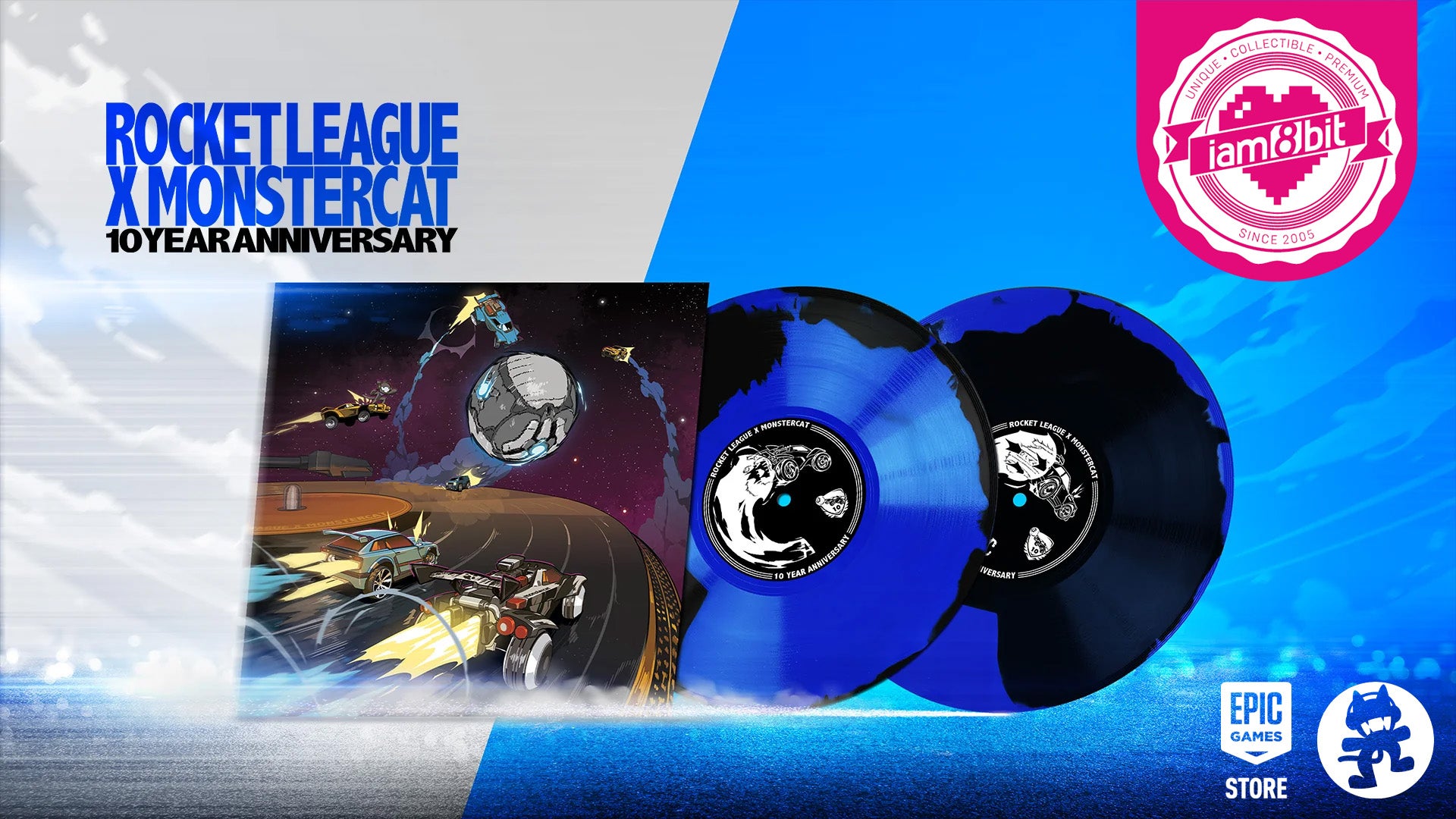 10 Jahre Rocket League: Jubiläums-Vinyl jetzt bei iam8bit