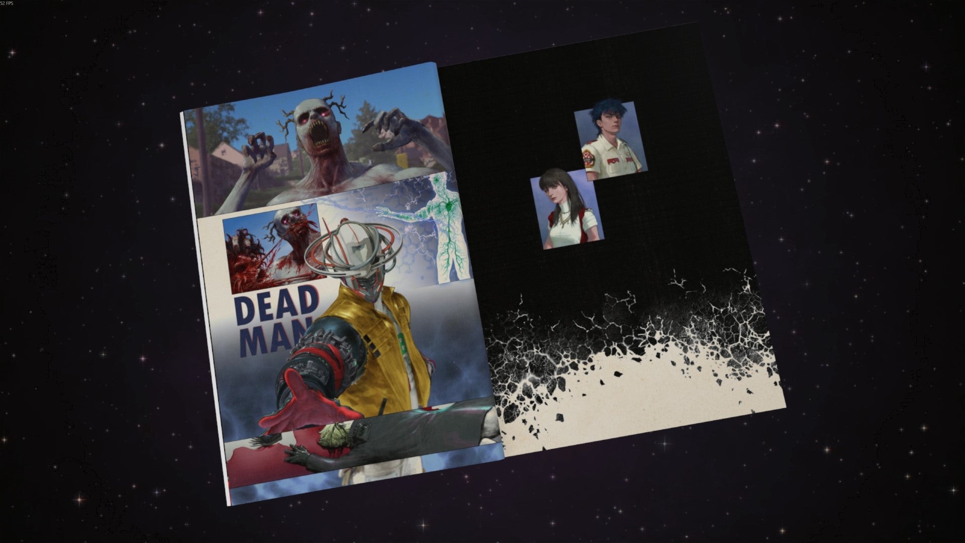 A comic page from a Romeo is a Dead Man cutscene, showing both Romeo and Juliet before the former's death and the reborn Romeo as Dead Man. - 5