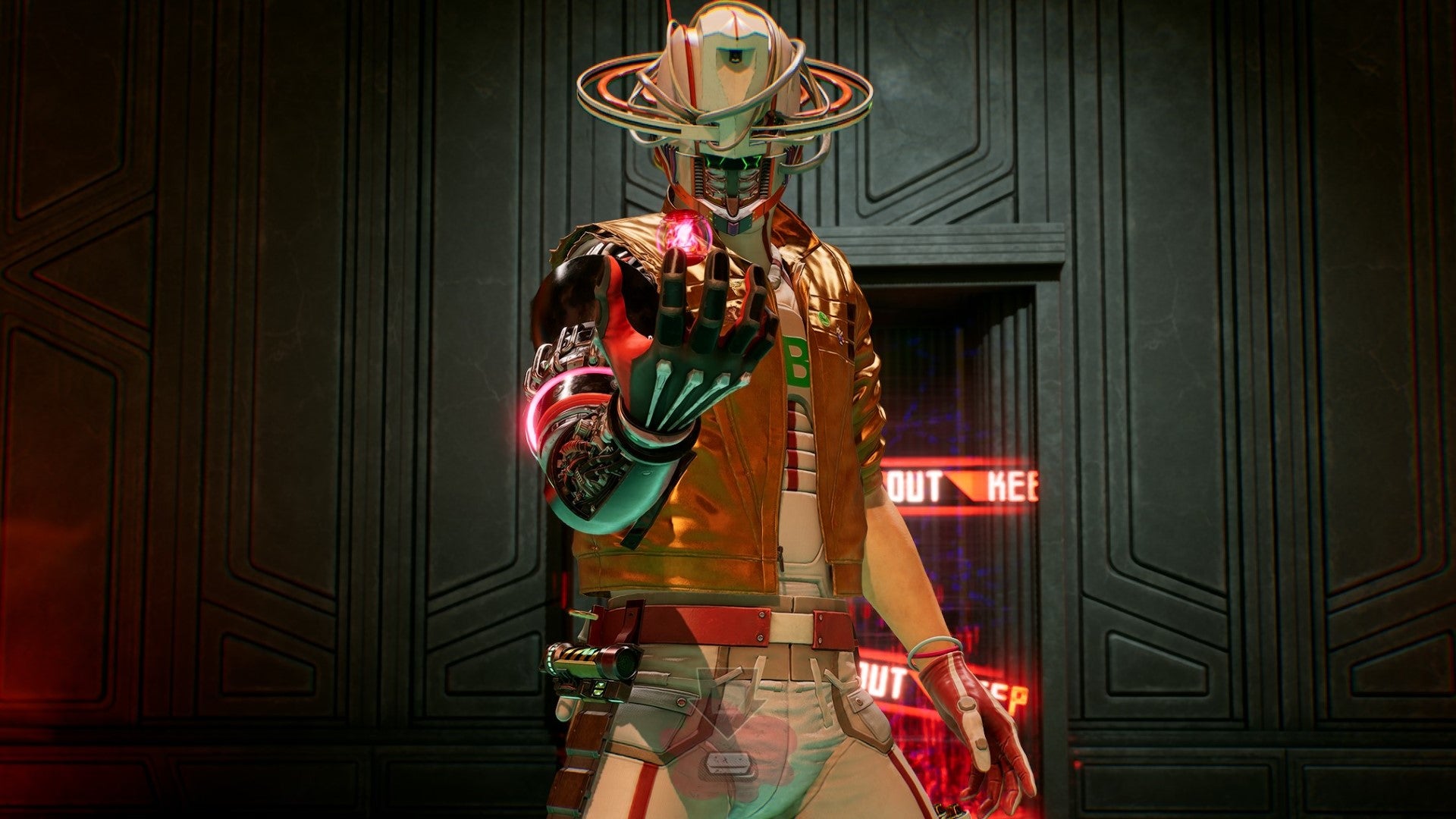 Romeo prepares to summon his DeadGear weaponry in Romeo is a Dead Man. - 1