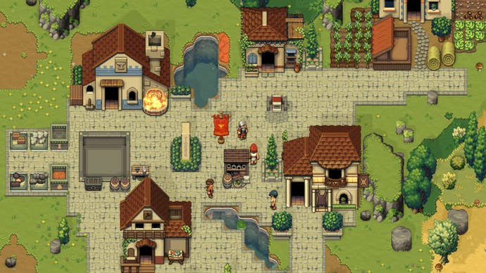 A tiny but thriving municipality filled with players successful Romestead.