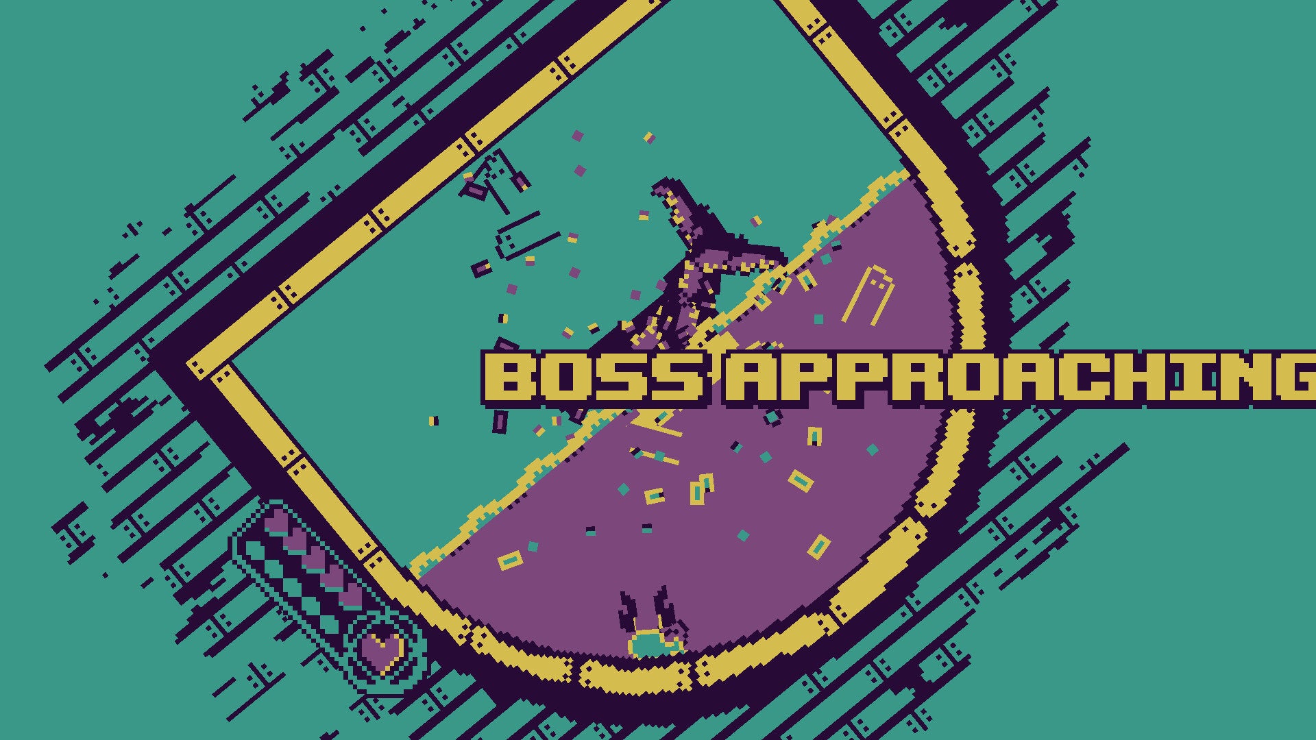 Roto Force - Boss approaching message showing on screen