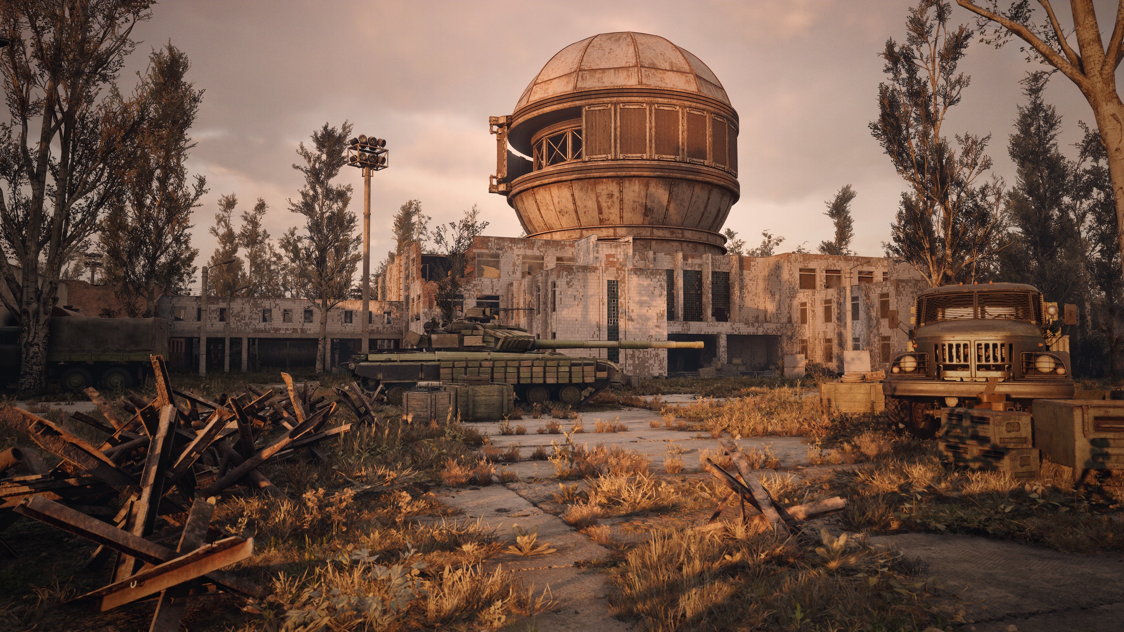 An abandoned facility in Stalker 2