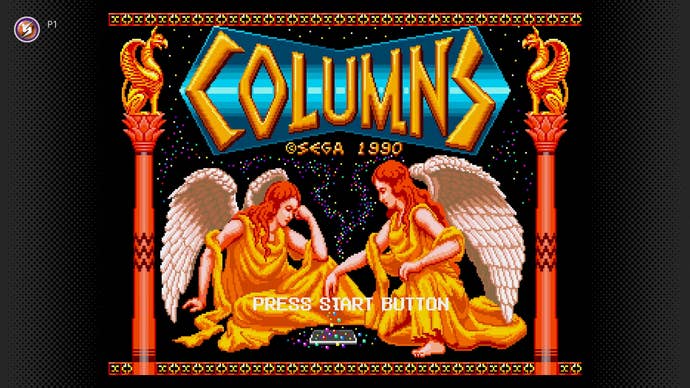Columns title screen