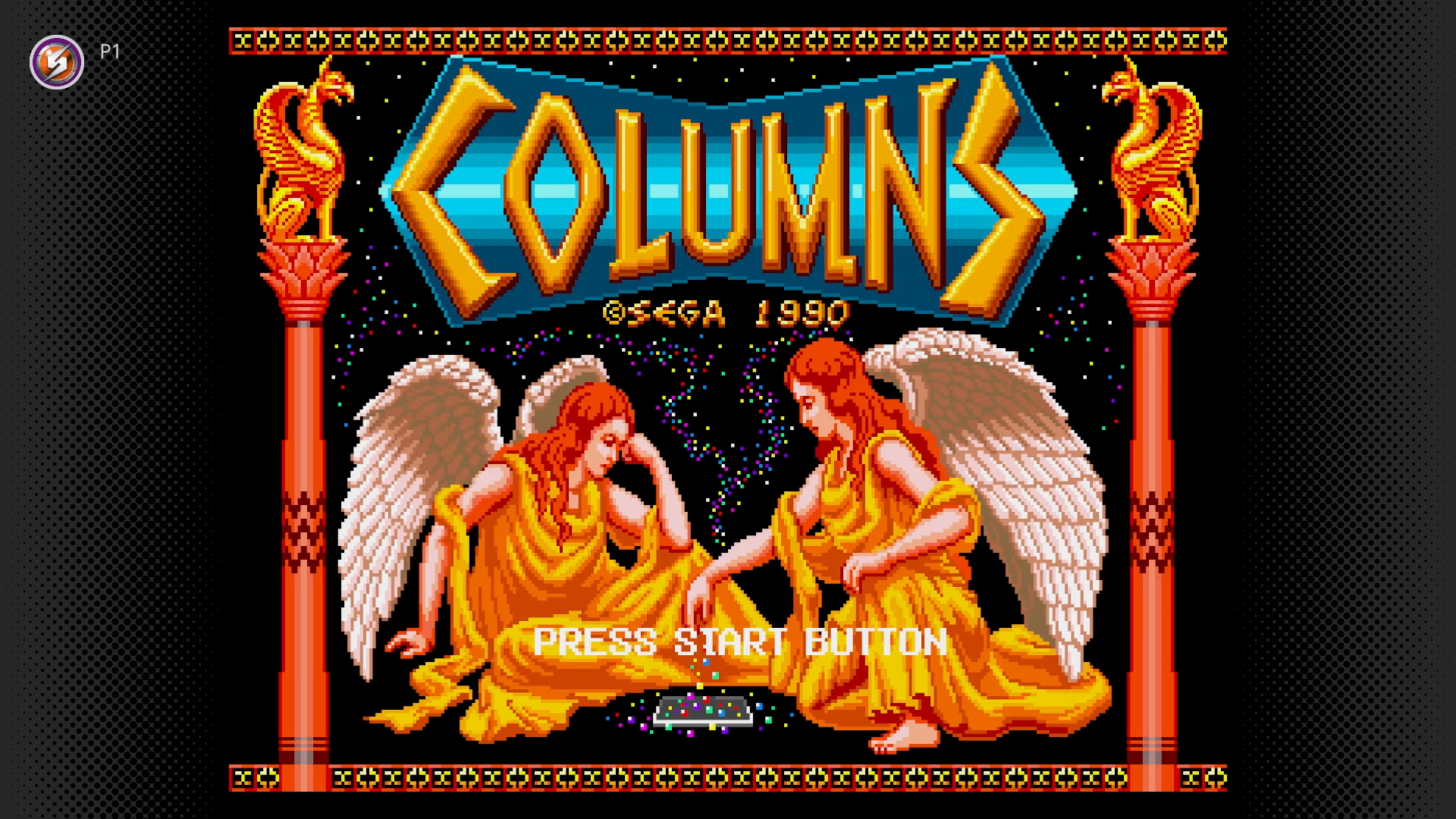 Columns title screen