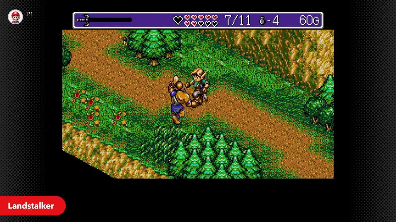 Landstalker on Switch Online