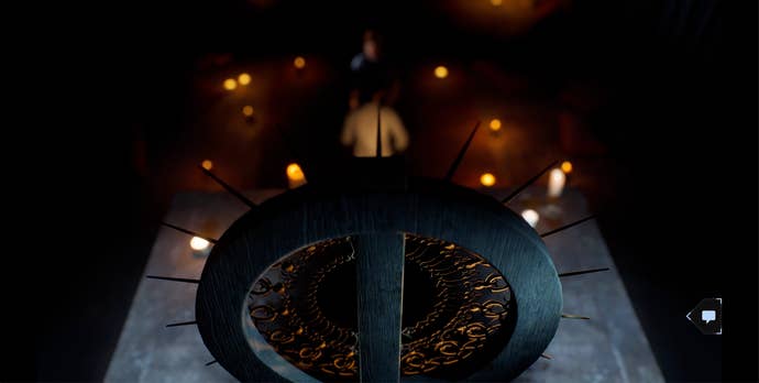 One of the first cinematics. Rachel and Joy are about to start the initiation in The Foundation.