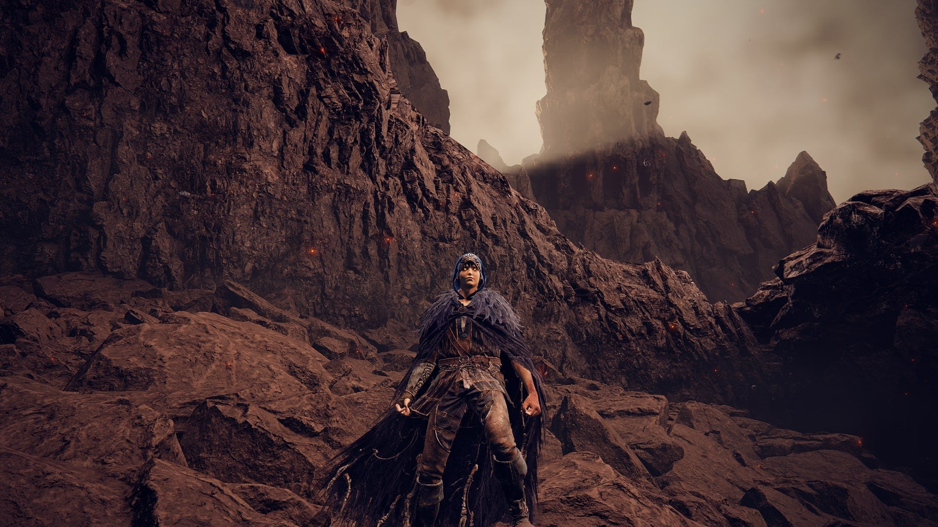 The player stands just outside the arena of boss, Bayle the Dread, in Elden Ring Shadow of the Erdtree - 1