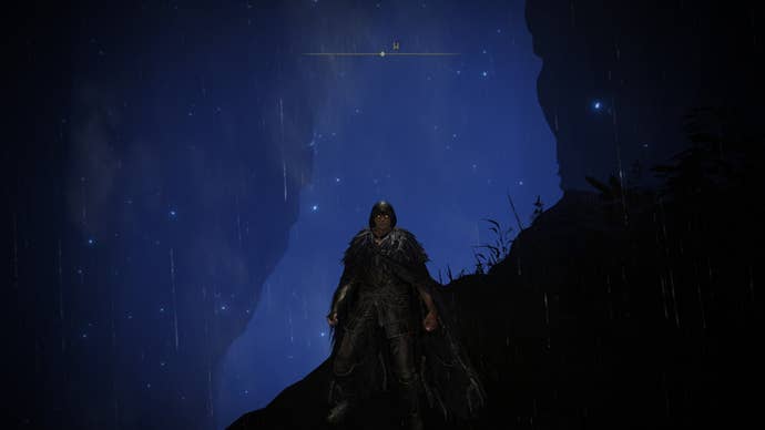 The Tarnished stands at the entrance to The Fissure in Elden Ring Shadow of the Erdtree