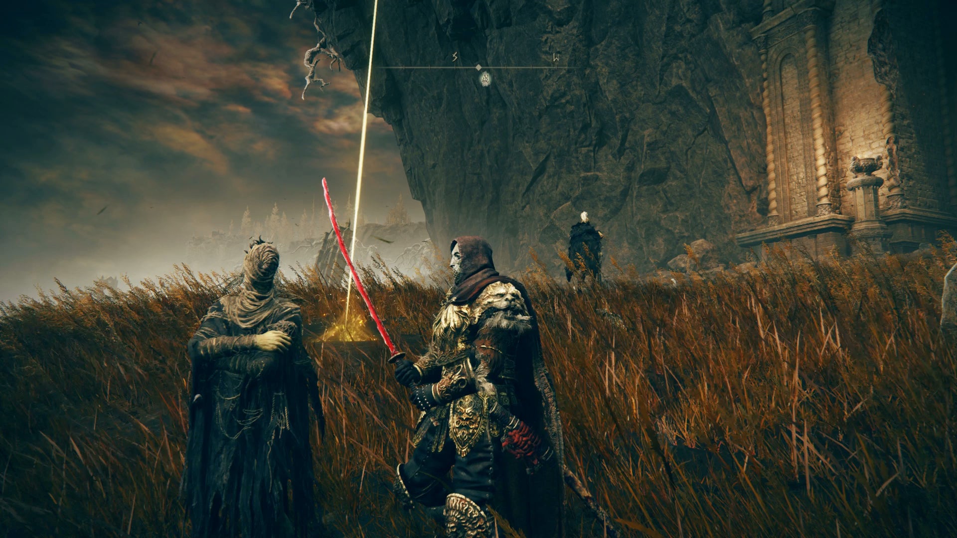 The Tarnished speaks with the Hornsent in Elden Ring Shadow of the Erdtree - 3