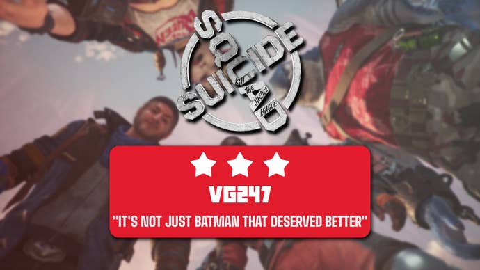 Review header for Suicide Squad: Kill the Justice League – it reads: “It’s not just Batman that deserved better”.