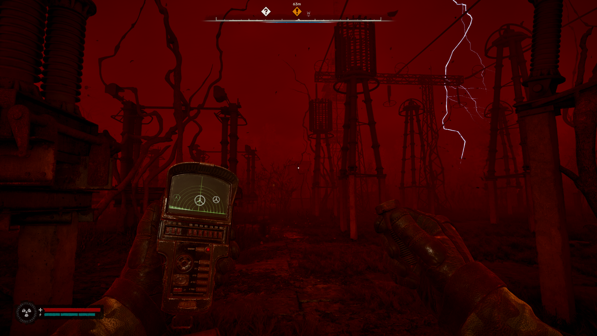 The hellish landscape of the Iron Forest in STALKER 2: Cost of Hope.