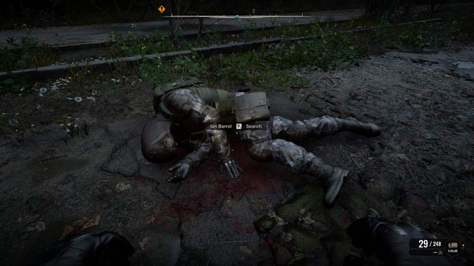 Ian Barrel, NPC acak di STALKER 2: Heart of Chornobyl.