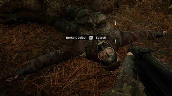 A close-up of Borko Decibel, a random NPC in S.T.A.L.K.E.R. 2: Heart of Chornobyl.