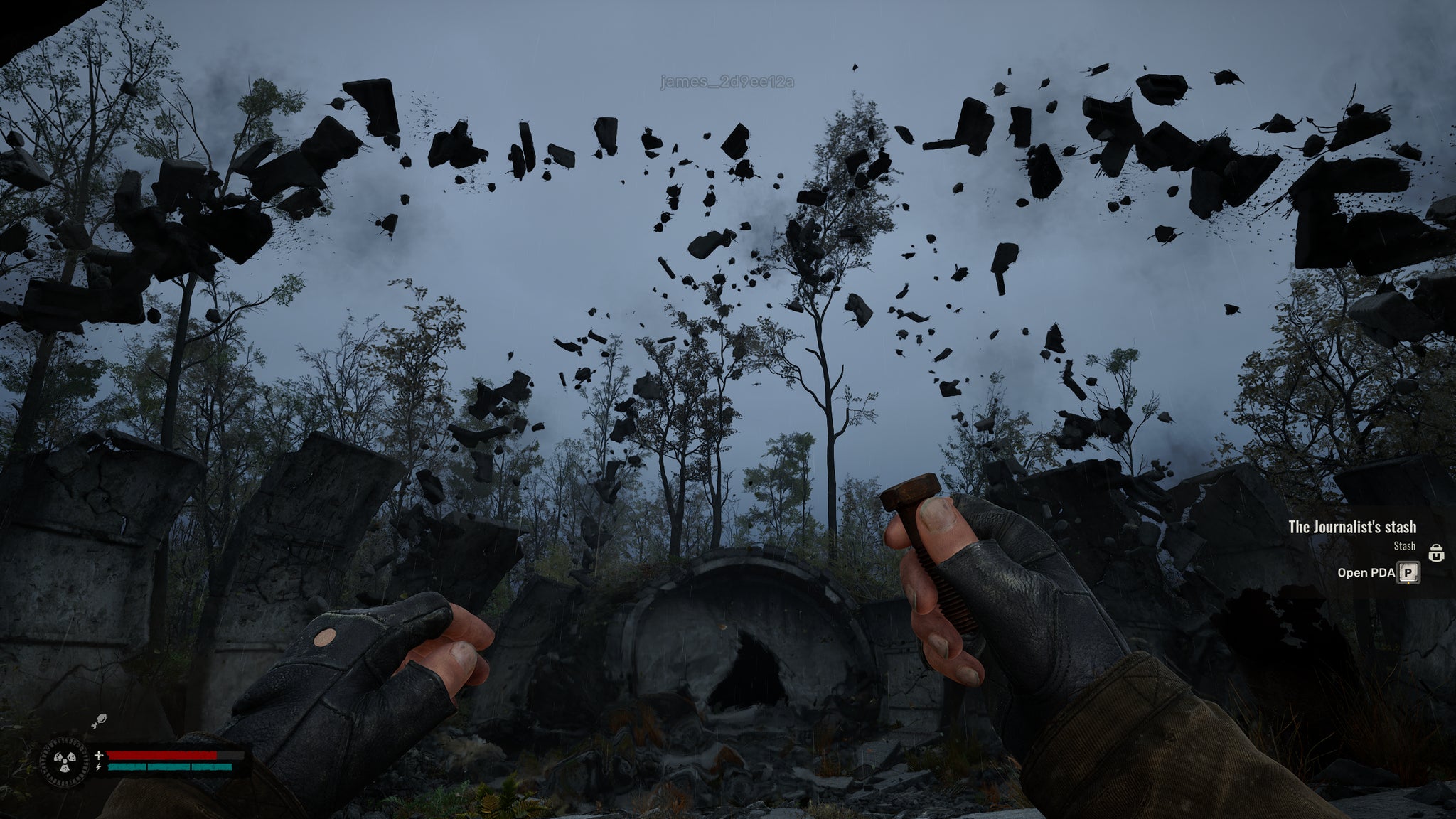 Approaching a large gravitational anomaly in S.T.A.L.K.E.R. 2: Heart of Chornobyl, bolt at the ready. - 6