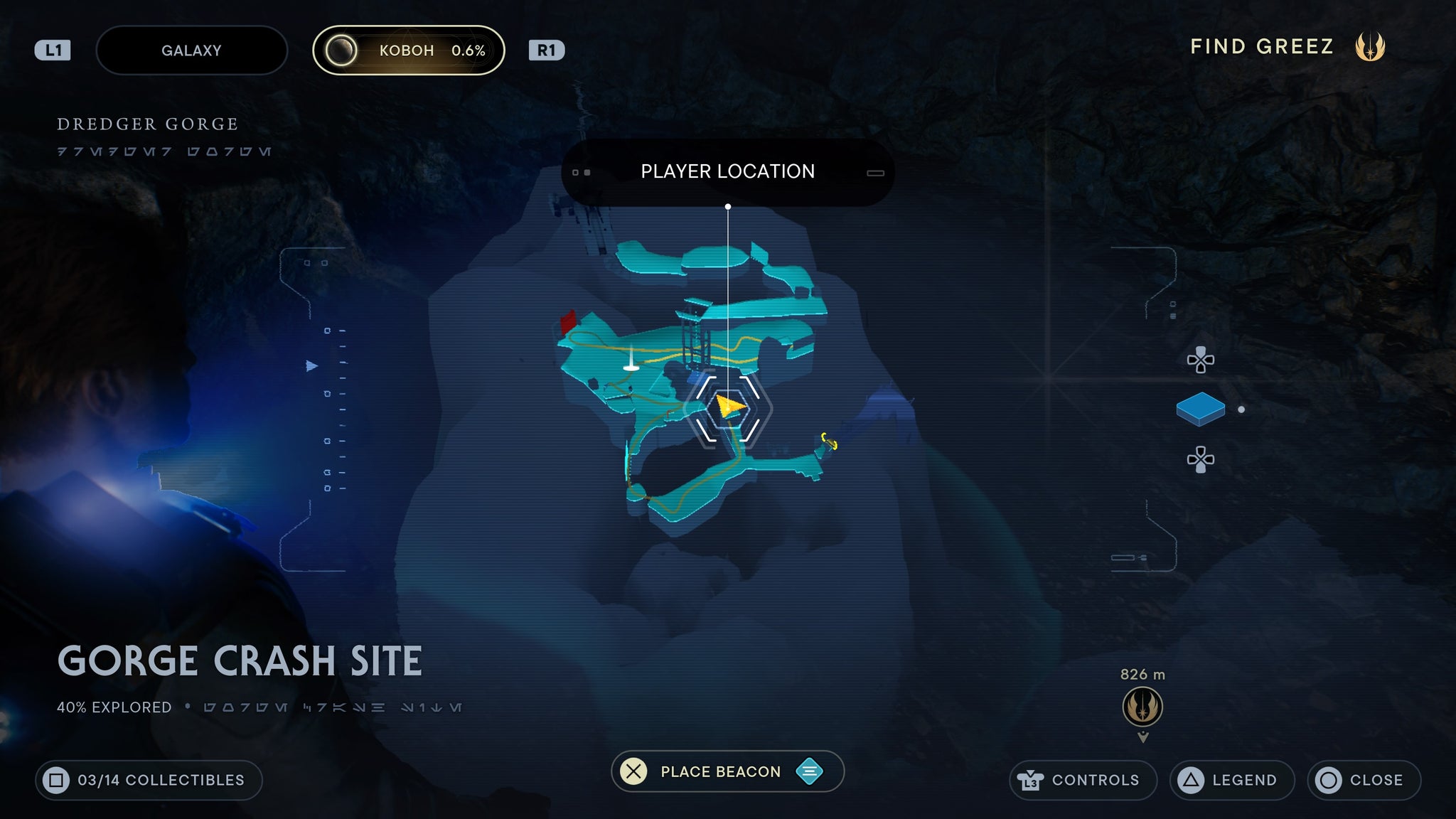 Firs treasure location in the gorge crash site - 10