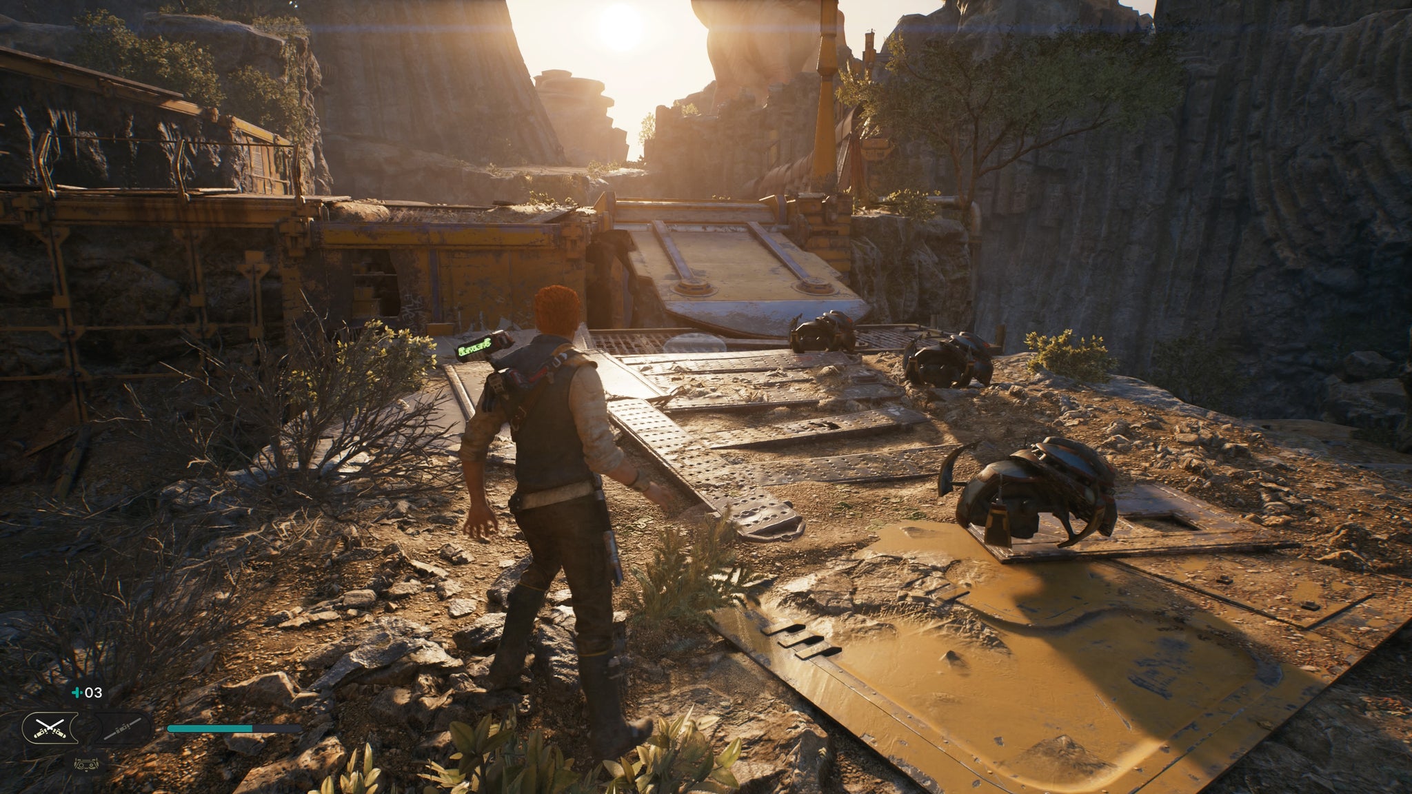 Derelict Dam tar wall guide 1 - 3