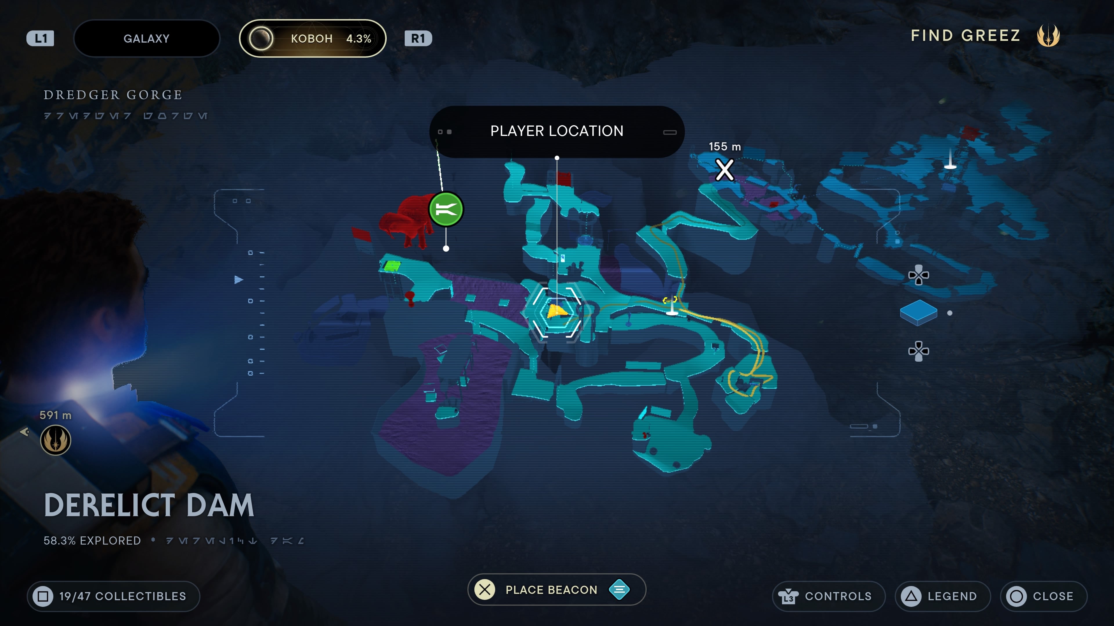 First seed in Derelict Dam