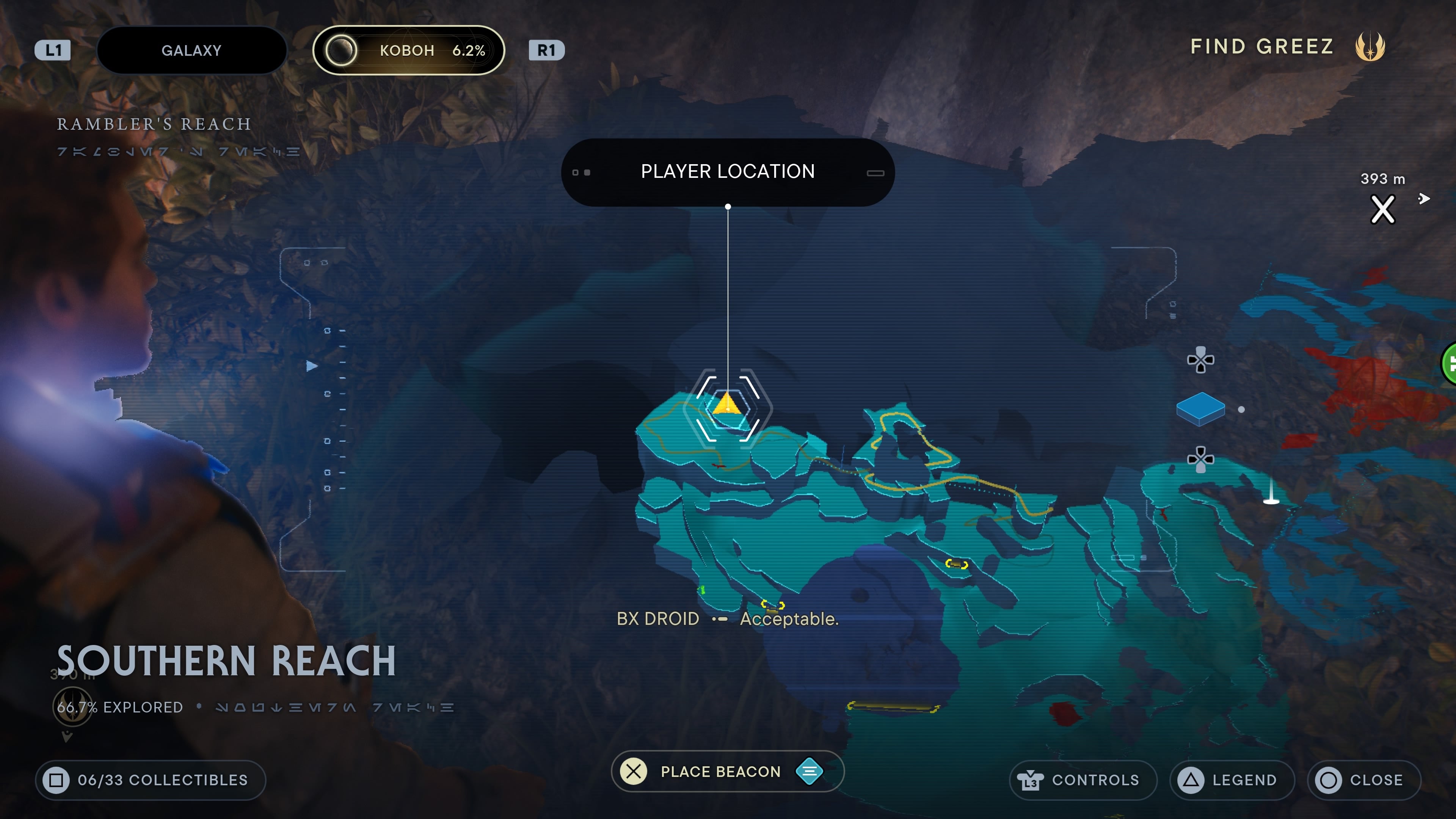 First scannable in Southern reaches.