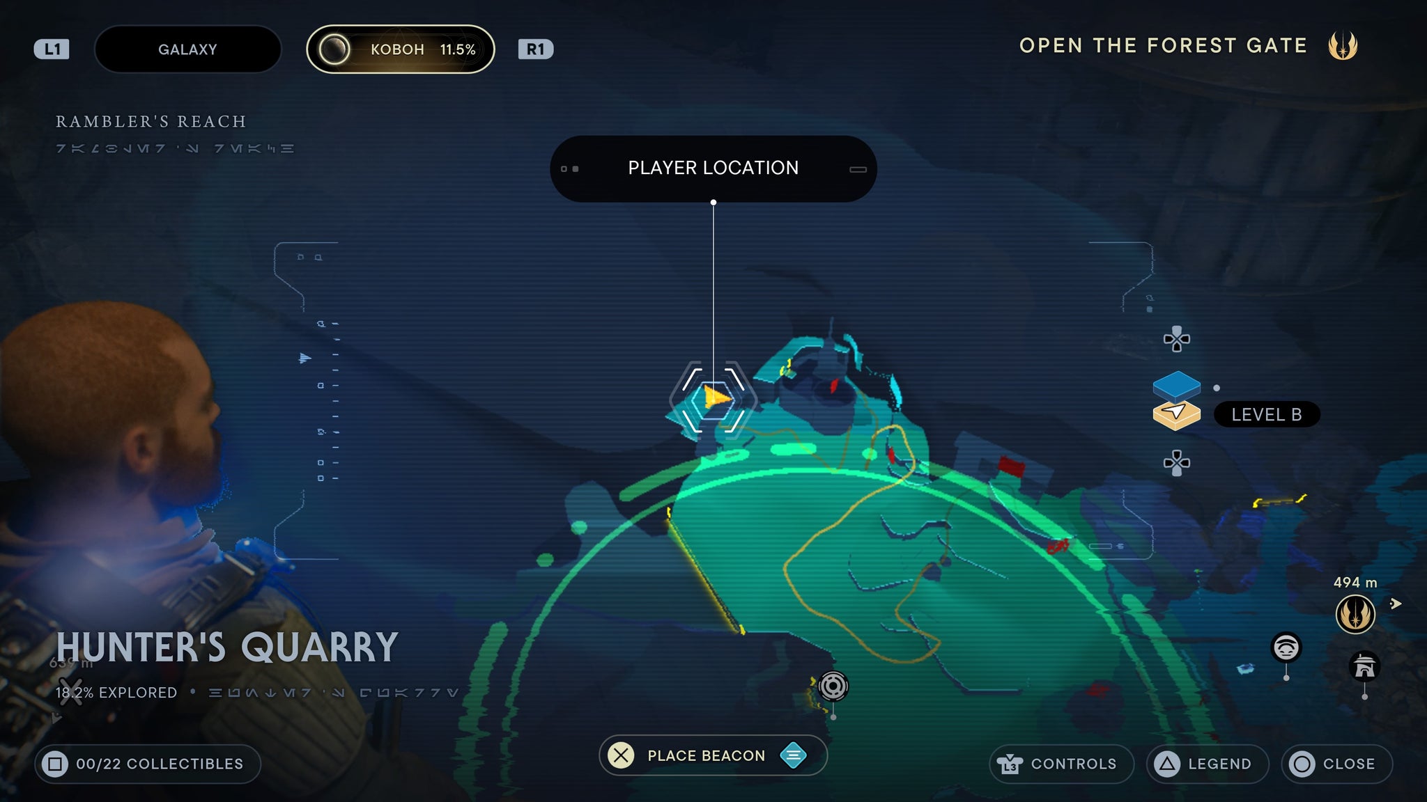 First scannable in Hunter's Quarry. - 36