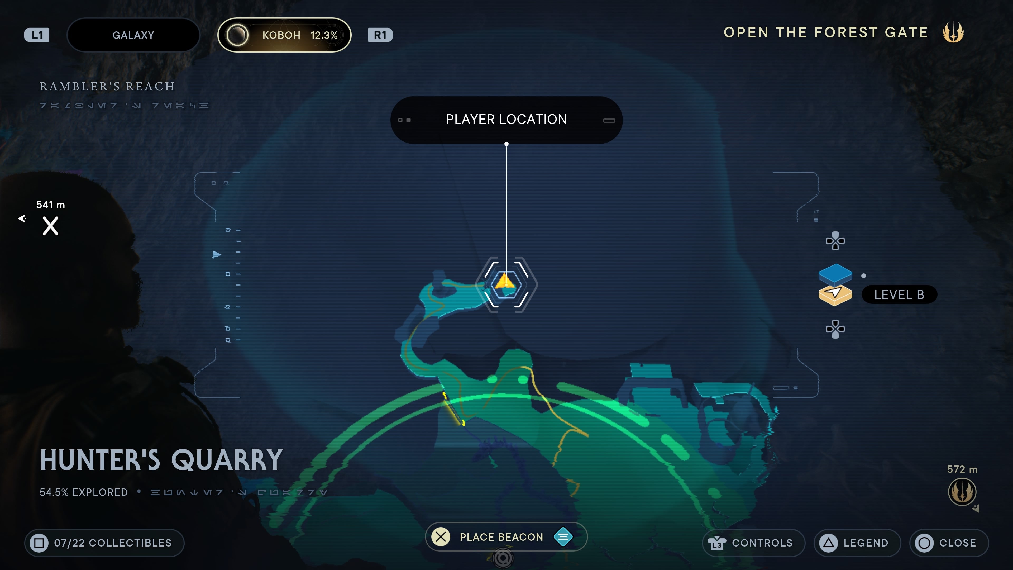 Bomber jacket location in Hunter Quarry