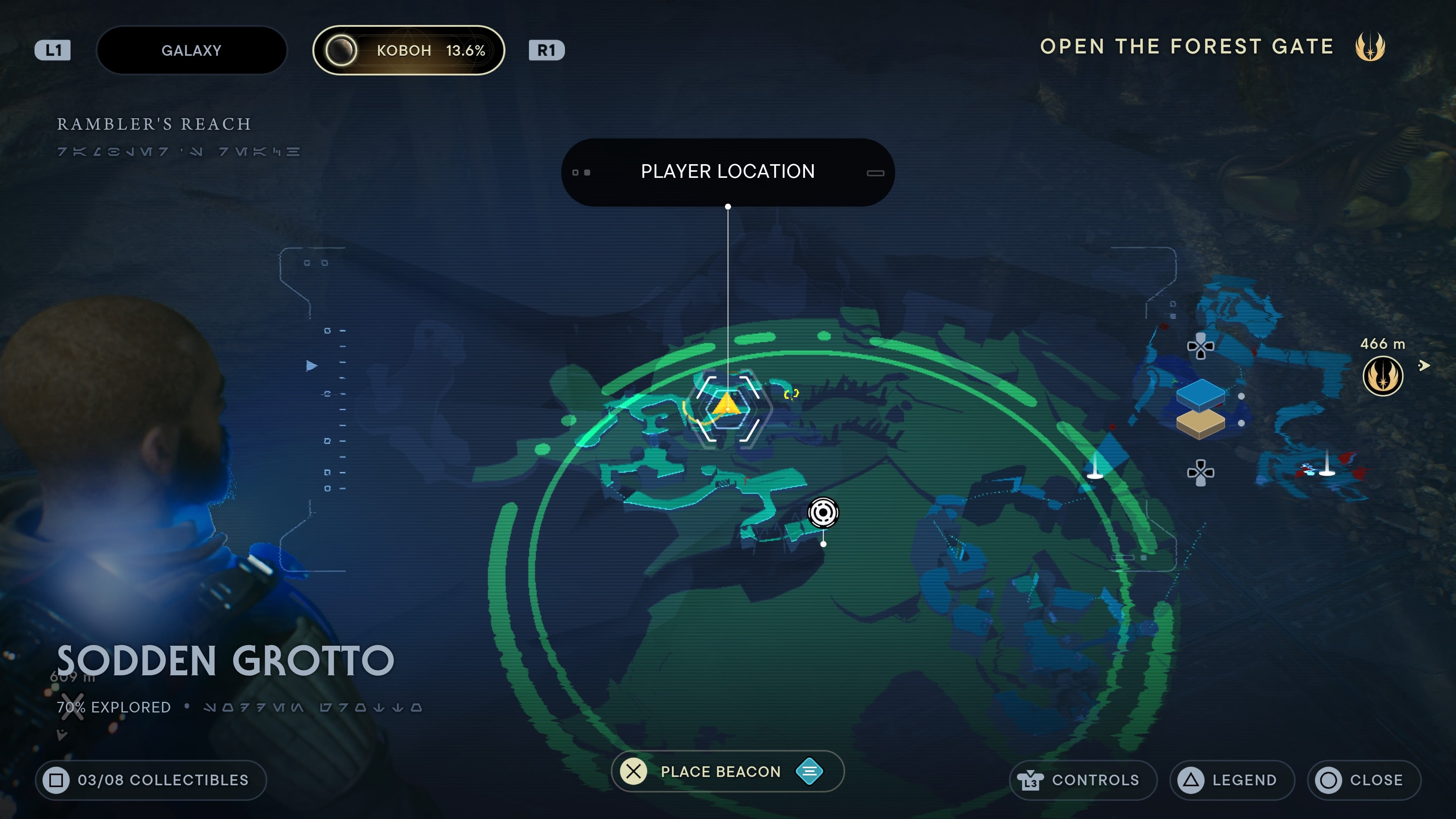 2ns scannable in Sodden Grotto