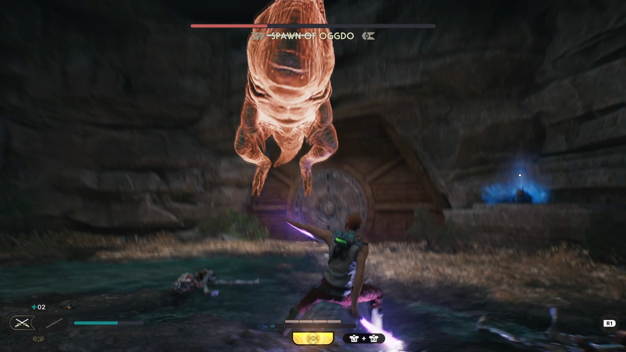 Spawn of Oggdo big leap attack - 5