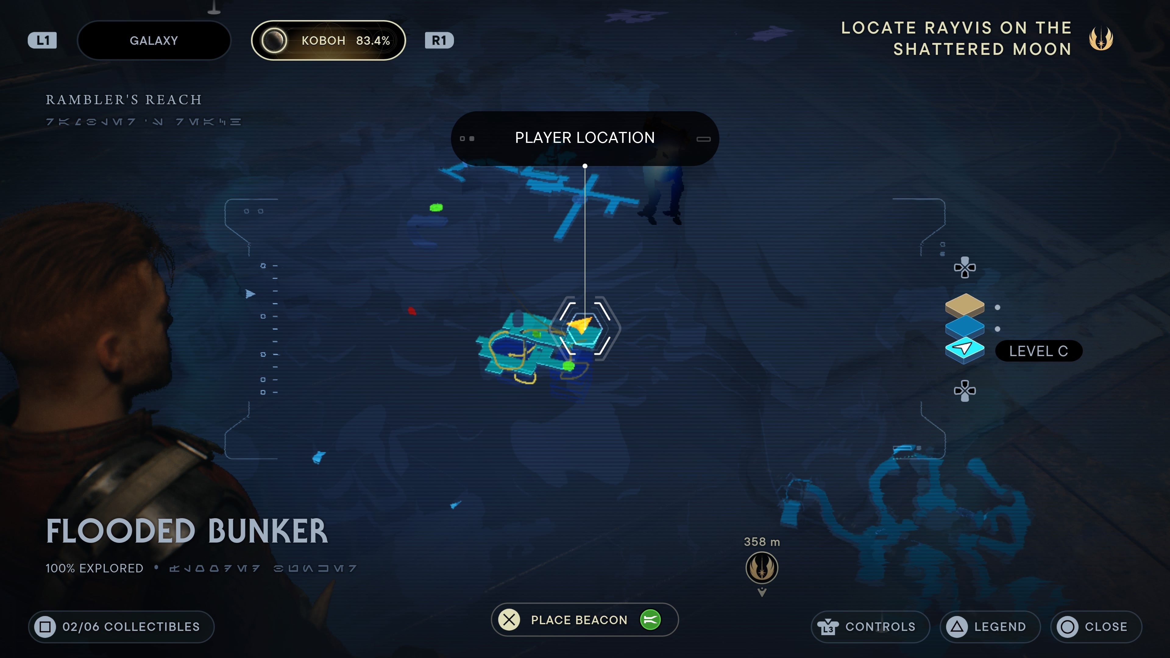 Flooded Bunker scan 2