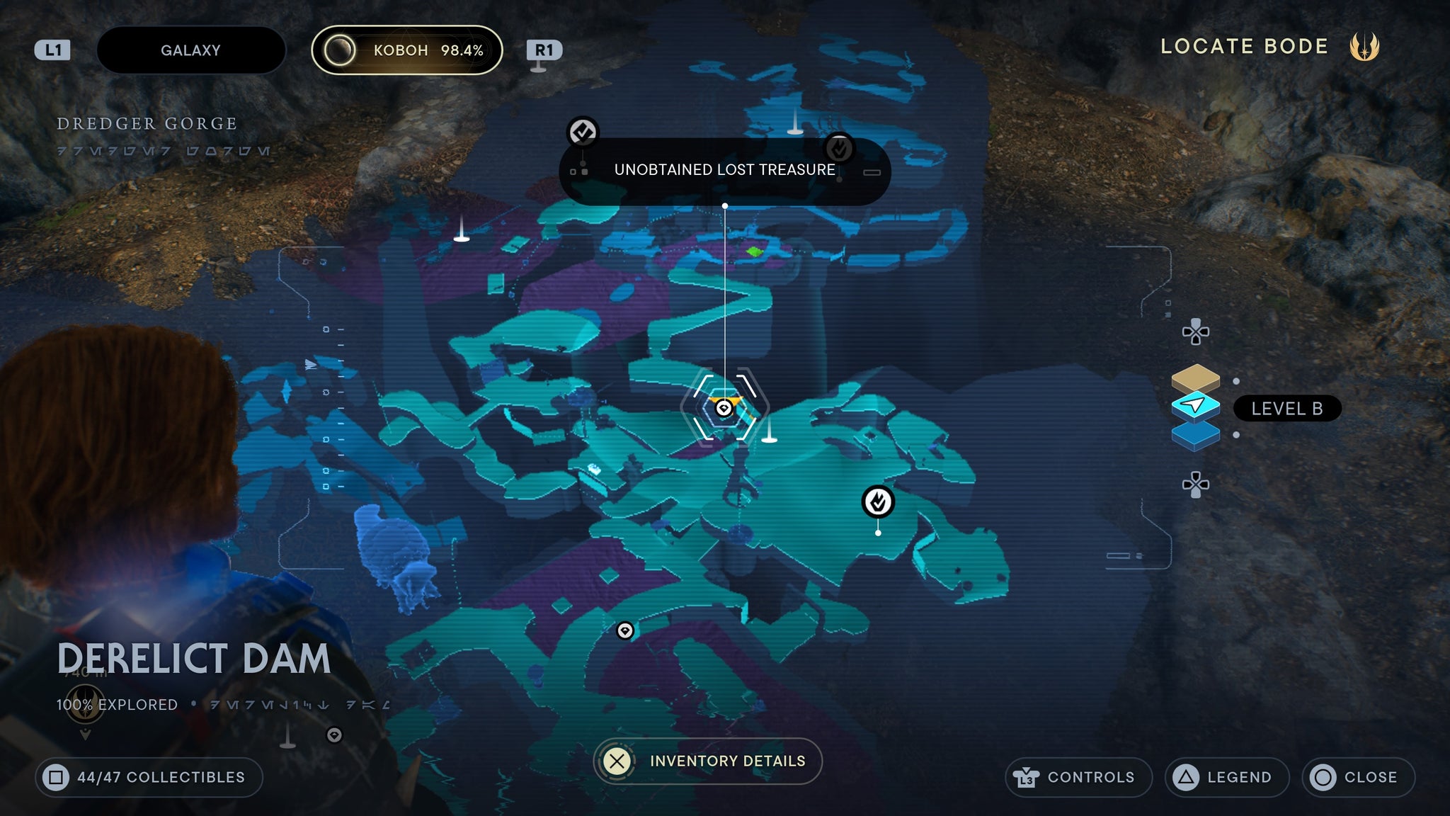 Derelict Dam treasure 4 - 17