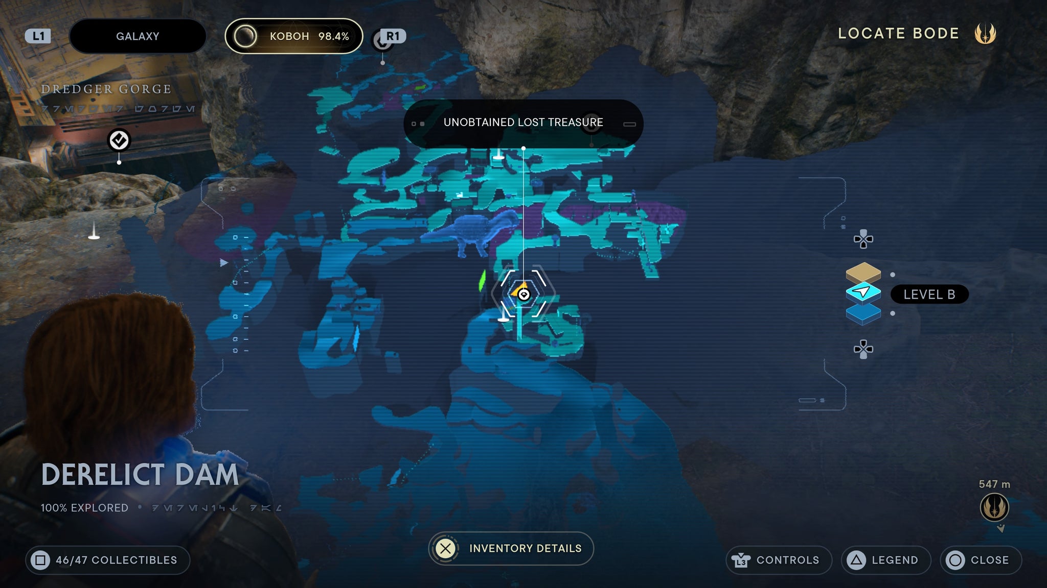 Derelict Dam treasure 6 - 19