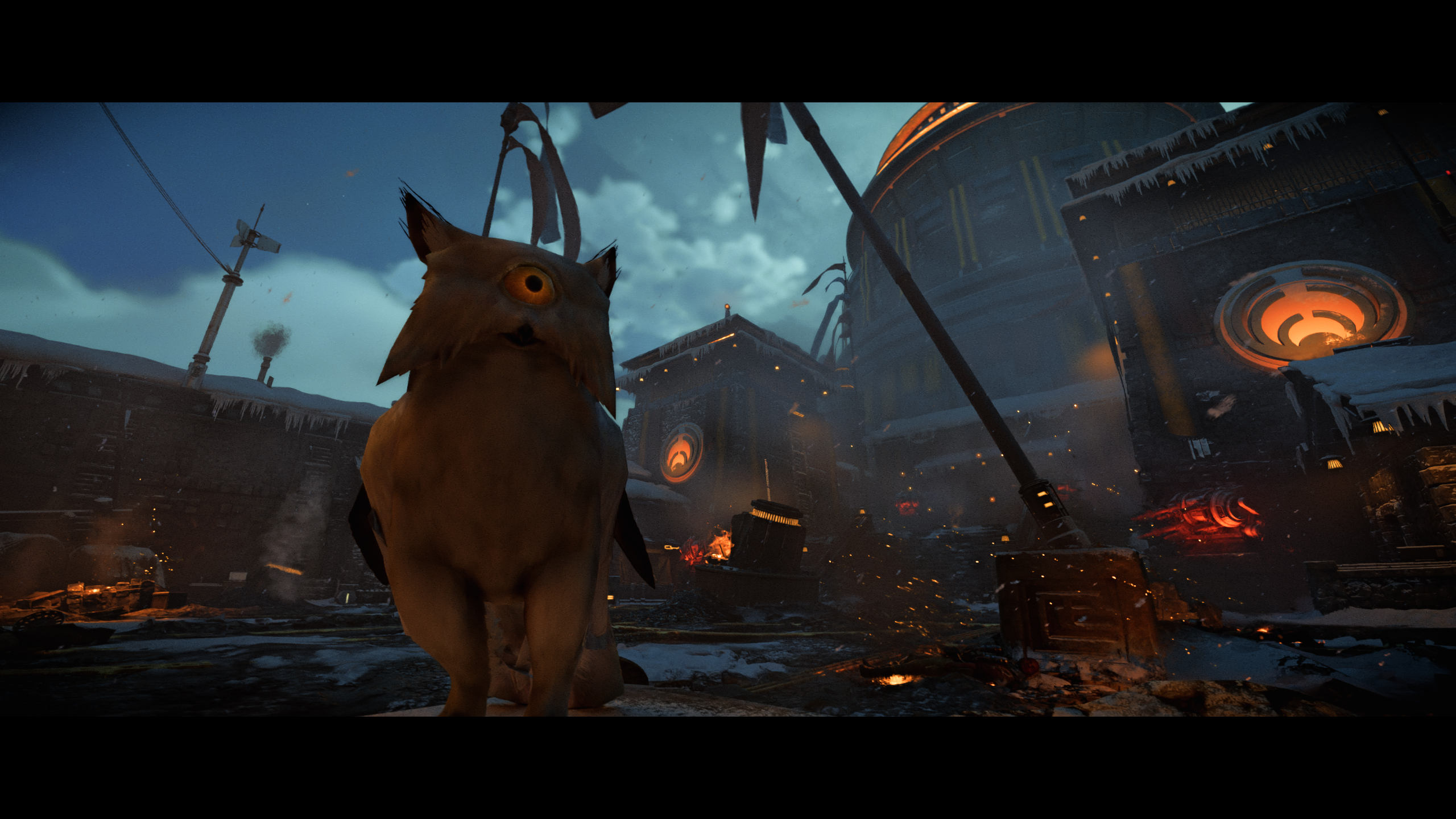 Star Wars Outlaws - Owl-like creature on Kijimi