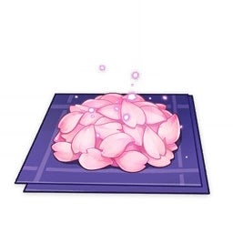 Menu view of Sakura Bloom in Genshin Impact.