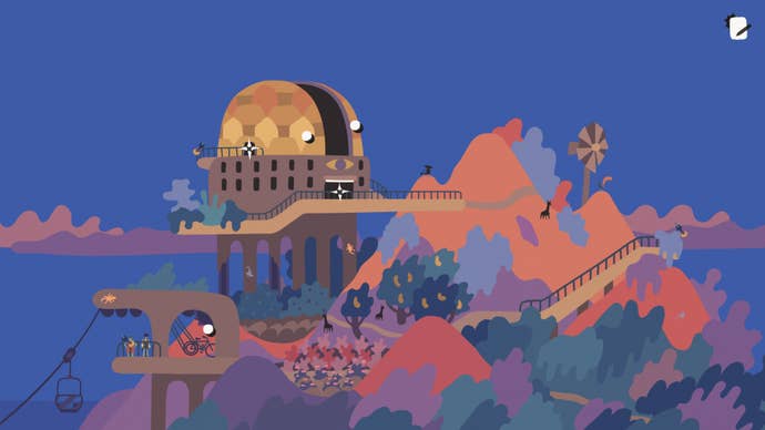 An observatory on a hillside in Saltsea Chronicles