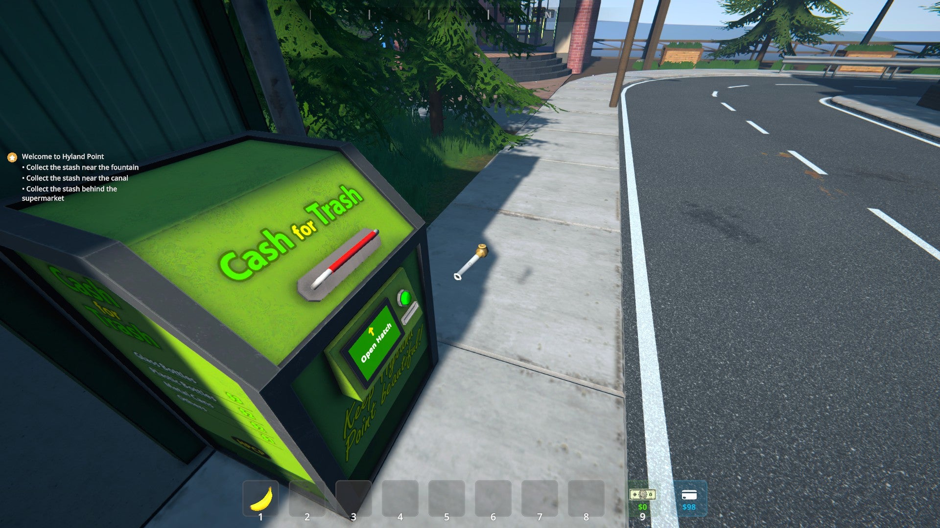 A cash for trash machine in Schedule 1. - 4