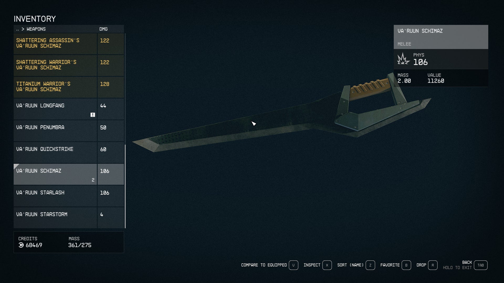 Новое оружие в Starfield: Shattered Space