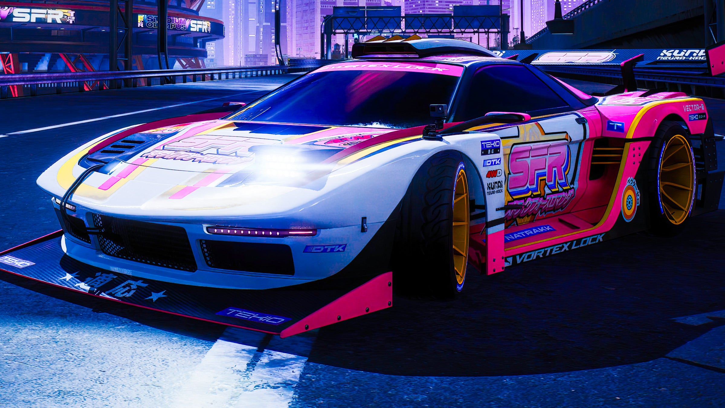Screamer: Bleifuss-Reboot als Hero-Racer in schicker Anime-Optik