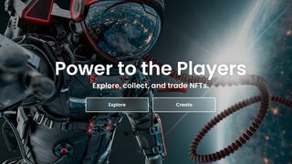 "Power to the Players", states Gamestop's NFT storefront