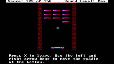 One of the mini-games in Tachyon Dreams Anthology, a Breakout-style ball-bouncing game.
