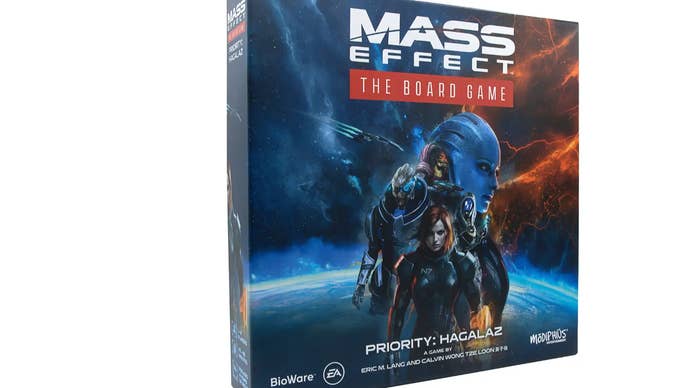 Mass Effect board game box.