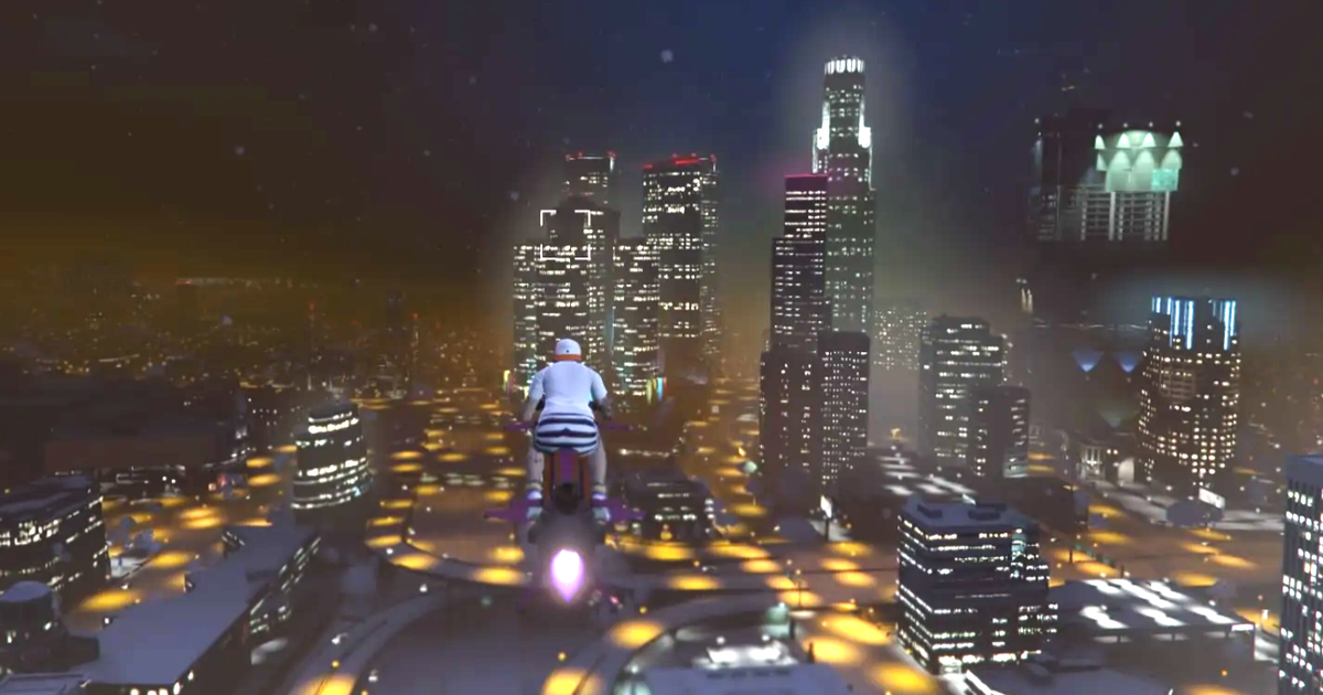 A new year treat: Snowfall in Los Santos A new year treat: Snowfall in Los Santos