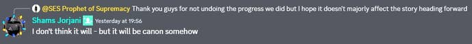 One of Arrowhead CEO Shams Jorjani’s comments on the Helldivers 2 Discord server.