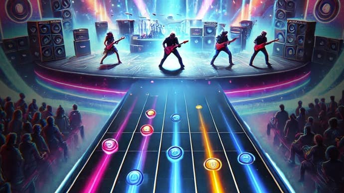 Activision Guitar Hero AI slop.