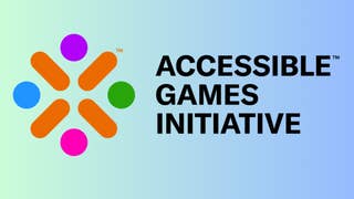A multicoloured logo and the text: "Accessible Games Initiative"
