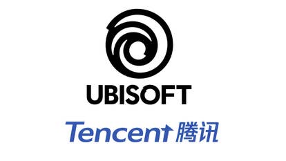 Ubisoft与腾讯合作标志图像