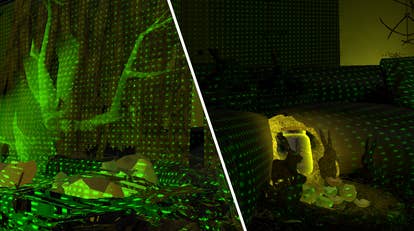 Phasmophobia's DOTS projector picks up signs of the mythical Jackalope