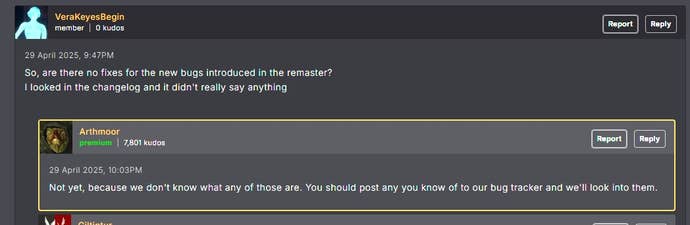Arthmoor's remark connected Nexus Mods.