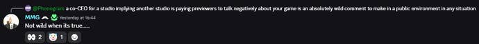 Mark Gerhard talks about Mindseye’s negative reception to discord.