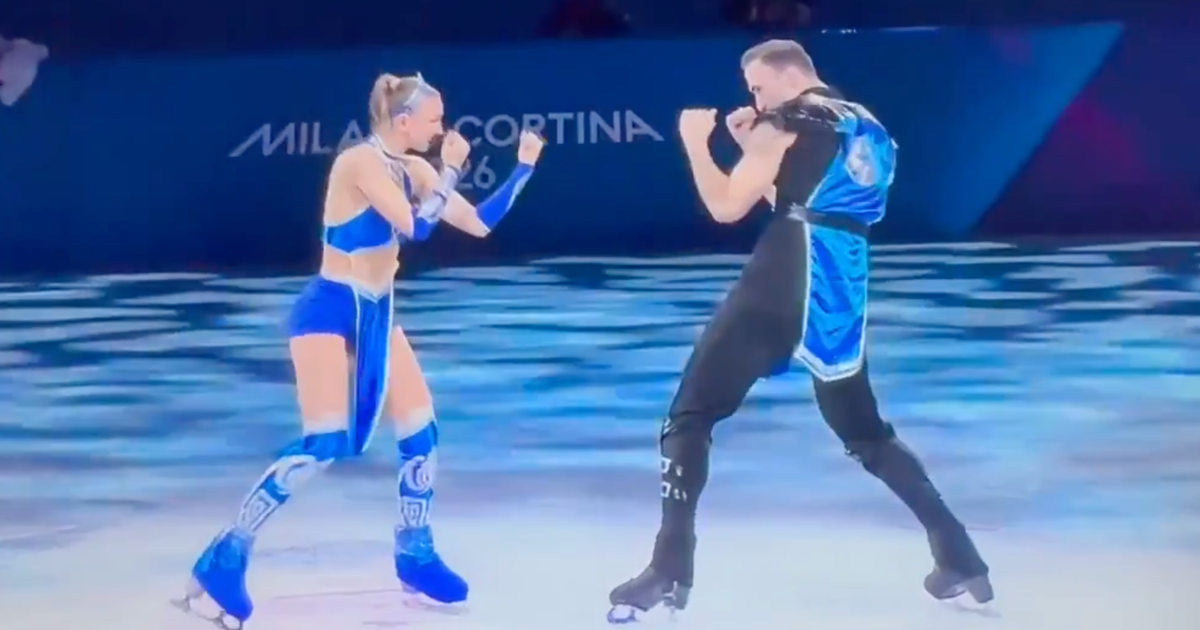 Olympic skaters beat the competition with this incredible Mortal Kombat-themed performance Olympic skaters beat the competition with this incredible Mortal Kombat-themed performance