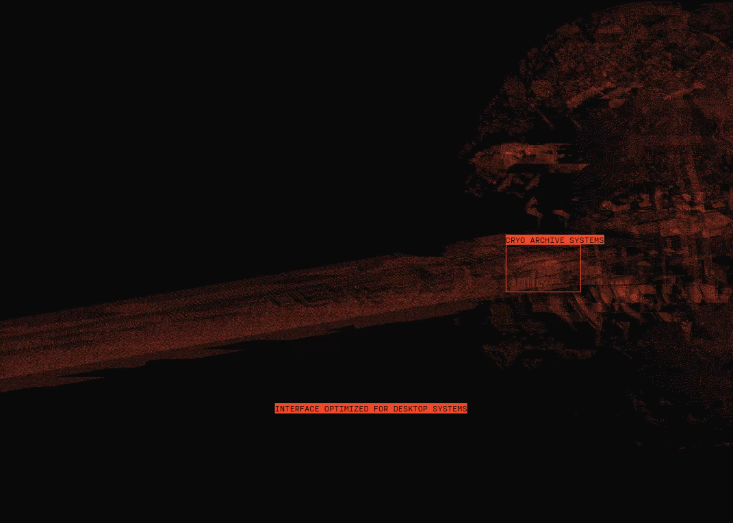 The landing page for a Marathon ARG puzzle: red, with a ship and a password entry field.