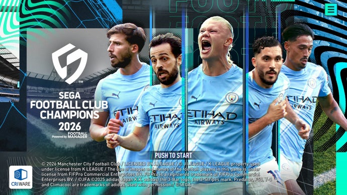 El juego de gestión deportiva free-to-play Sega Football Club Champions 2026 se lanzará en enero
